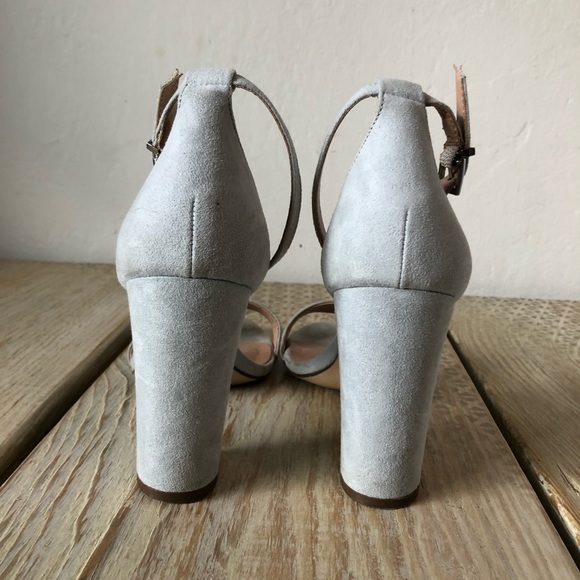 Mid heel sandal, light blue /denim - Picture 4 of 6